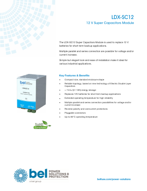 LDX-SC12 Datasheet PDF Bel Fuse Inc.