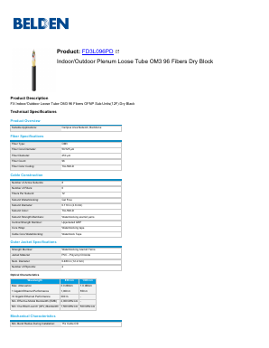 FD3L096PD Datasheet PDF Belden Inc.