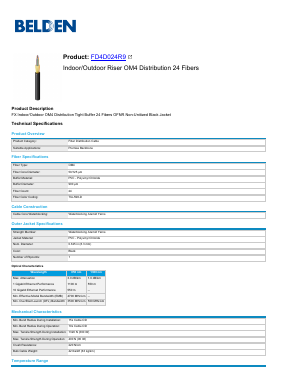 FD4D024R9 Datasheet PDF Belden Inc.