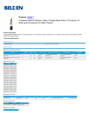 7844P Datasheet PDF Belden Inc.