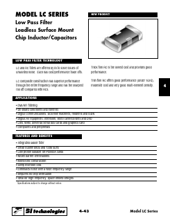 LC0805L104M Datasheet PDF BI Technologies