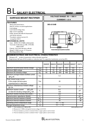 SM4934 Datasheet PDF Galaxy Semi-Conductor