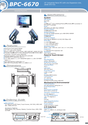 BPC-6670 Datasheet PDF BOSER Technology Co., Ltd