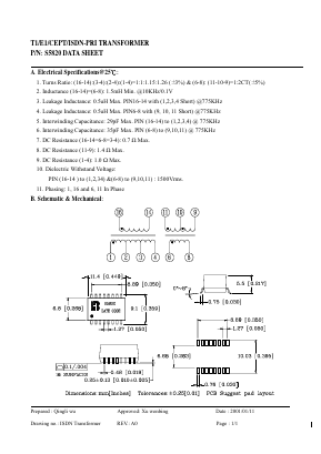 S5820 Datasheet PDF Bothhand USA, LP.