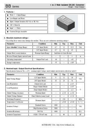 BB-2415D Datasheet PDF Bothhand USA, LP.