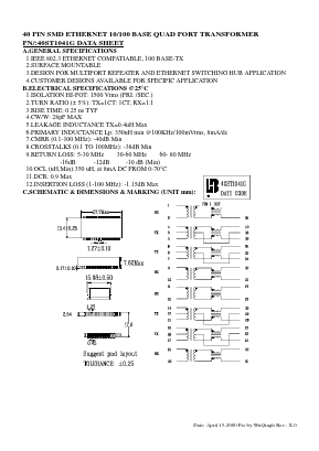 40ST1041G Datasheet PDF Bothhand USA, LP.