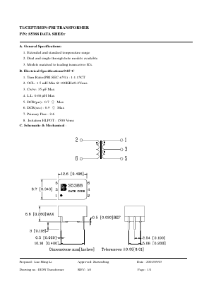 S5388 Datasheet PDF Bothhand USA, LP.