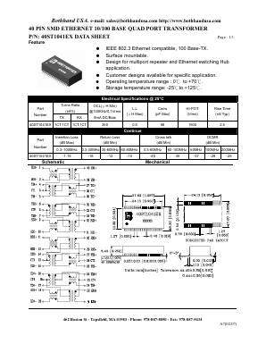 40ST1041EX_M Datasheet PDF Bothhand USA, LP.