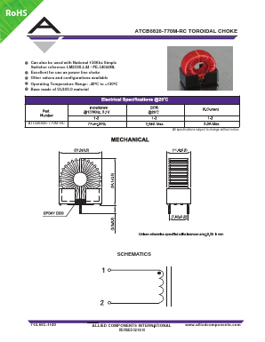 ATCB6826-770M-RC Datasheet PDF BRIGHT LED ELECTRONICS CORP