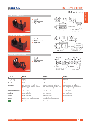 BX0036 Datasheet PDF Elektron Components Ltd.