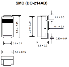 SMCJ7.0C Datasheet PDF Bruckewell Technology LTD