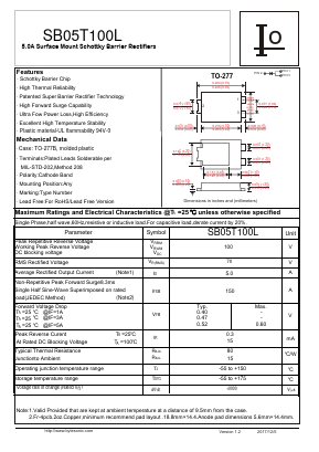 SB05T100L Datasheet PDF Bytes