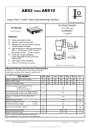 ABS8 Datasheet PDF Bytesonic Electronics Co., Ltd.