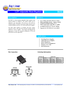B432AZ Datasheet PDF Bay Linear