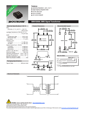 SM91508AL Datasheet PDF Bourns, Inc