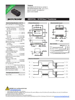 SM91073AL Datasheet PDF Bourns, Inc