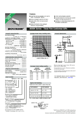 4608H-AP2-560 Datasheet PDF Bourns, Inc