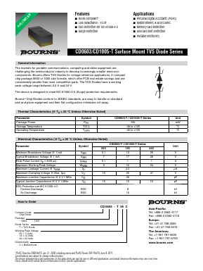 CD1005-T05C Datasheet PDF Bourns, Inc
