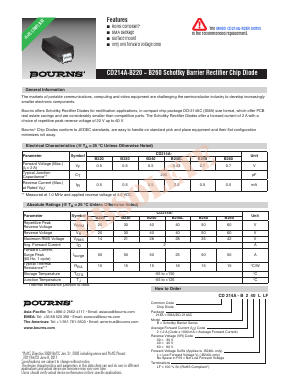 CD214A-B230LF Datasheet PDF Bourns, Inc