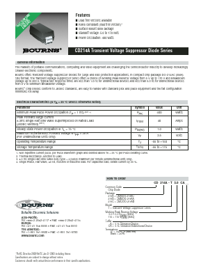 CD214A-T100A Datasheet PDF Bourns, Inc
