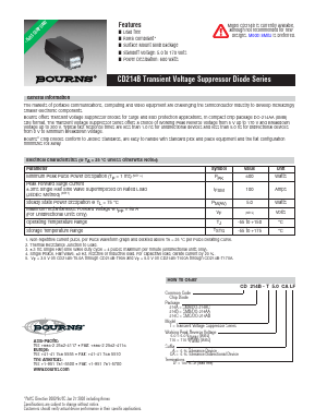 CD214B-T100CALF Datasheet PDF Bourns, Inc