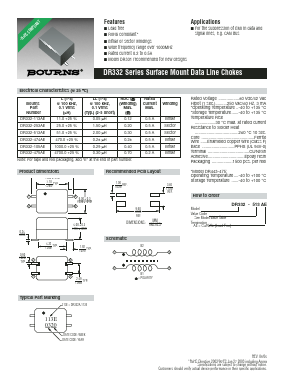 DR332 Datasheet PDF Bourns, Inc