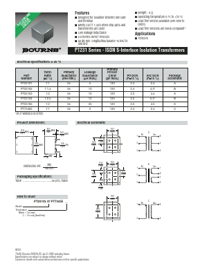 PT23104 Datasheet PDF Bourns, Inc