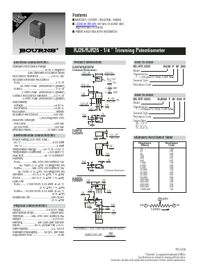RJR26FW200M Datasheet PDF Bourns, Inc