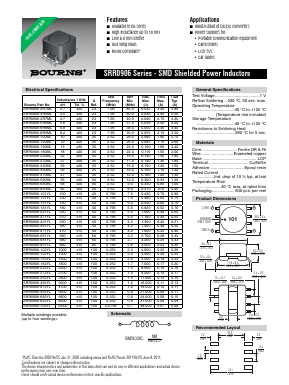 SRR0906 Datasheet PDF Bourns, Inc
