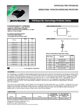 TISP4070J1R-S Datasheet PDF Bourns, Inc