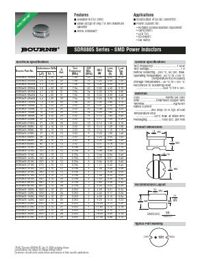 SDR0805-560KL Datasheet PDF Bourns, Inc