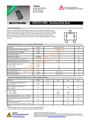 CDSOT23-S2004 Datasheet PDF Bourns, Inc