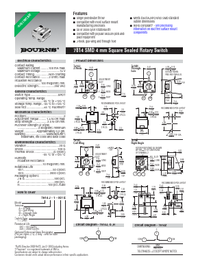 7814G-1-051E Datasheet PDF Bourns, Inc