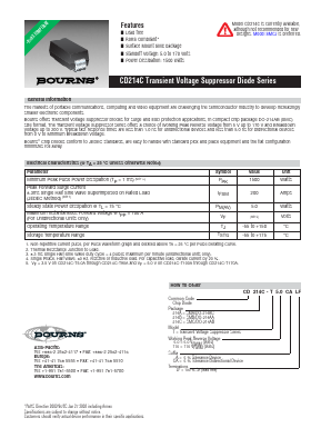 CD214C-T10CA Datasheet PDF Bourns, Inc