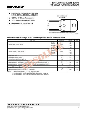 BDV64C-S Datasheet PDF Bourns, Inc