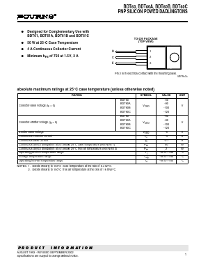 BDT60C Datasheet PDF Bourns, Inc