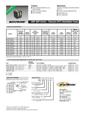 CMF-SDP10 Datasheet PDF Bourns, Inc