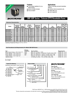 CMF-SDP10 Datasheet PDF Bourns, Inc
