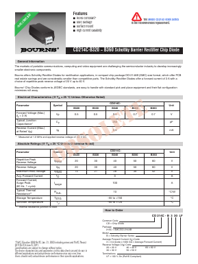 CD214C-B320LF Datasheet PDF Bourns, Inc
