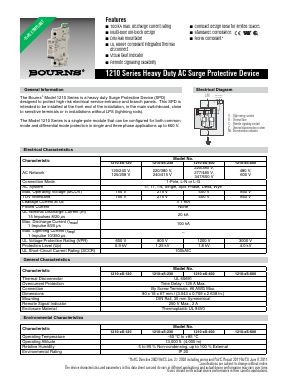 1210-3S-600 Datasheet PDF Bourns, Inc