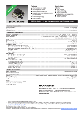 BPS310-AD01P0-2DG Datasheet PDF Bourns, Inc