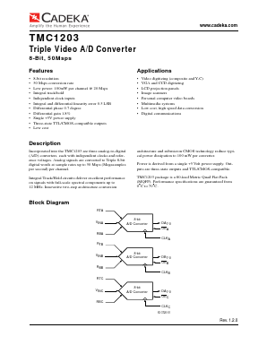 1203KLC40 Datasheet PDF Cadeka Microcircuits LLC.