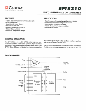 SPT5310SIP Datasheet PDF Cadeka Microcircuits LLC.