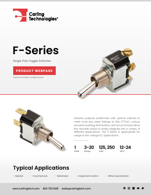 6FB53-E3 Datasheet PDF Carling Technologies