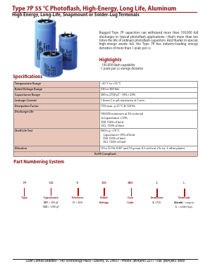 7P901V330A052 Datasheet PDF Cornell Dubilier Electronics