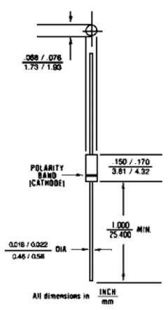 1N4117-1 Datasheet PDF Compensated Devices => Microsemi