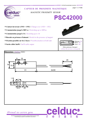 PSC42000 Datasheet PDF celduc-relais