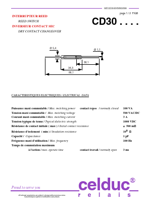 CD30060100 Datasheet PDF celduc-relais