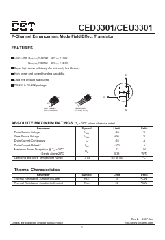 CED3301 Datasheet PDF Chino-Excel Technology