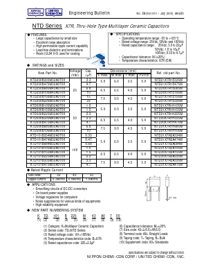 KTD500B225M32A0T00 Datasheet PDF CHEMI-CON